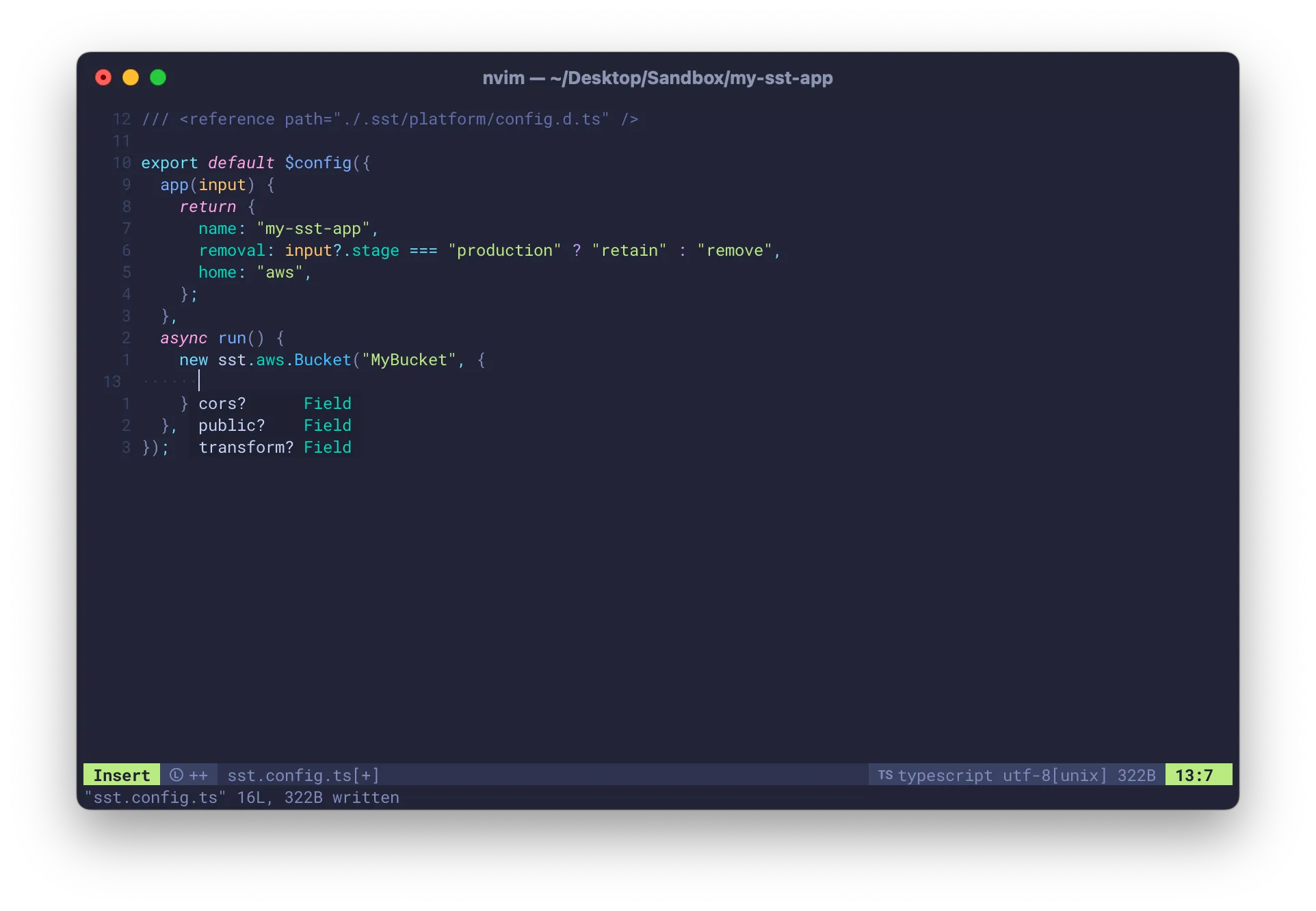 에디터 자동 완성