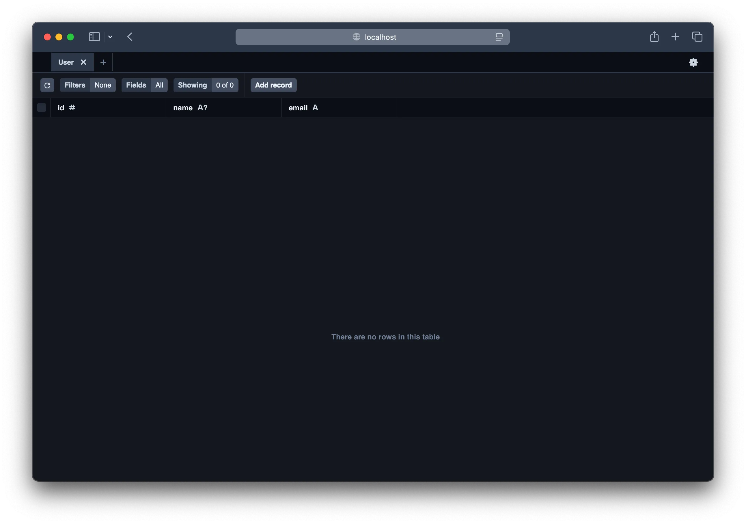 SST와 함께하는 초기 Prisma Studio