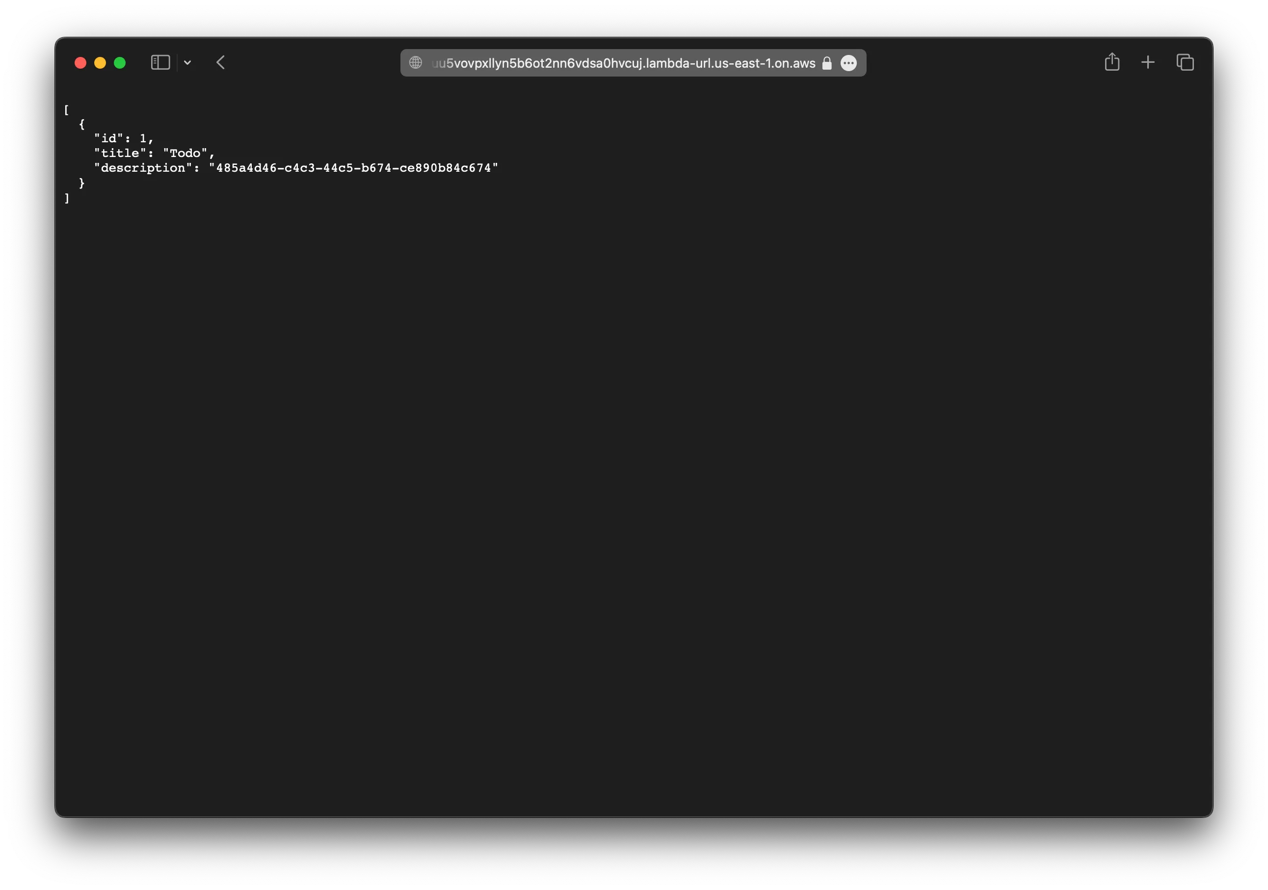 Drizzle와 SST로 생성된 할 일