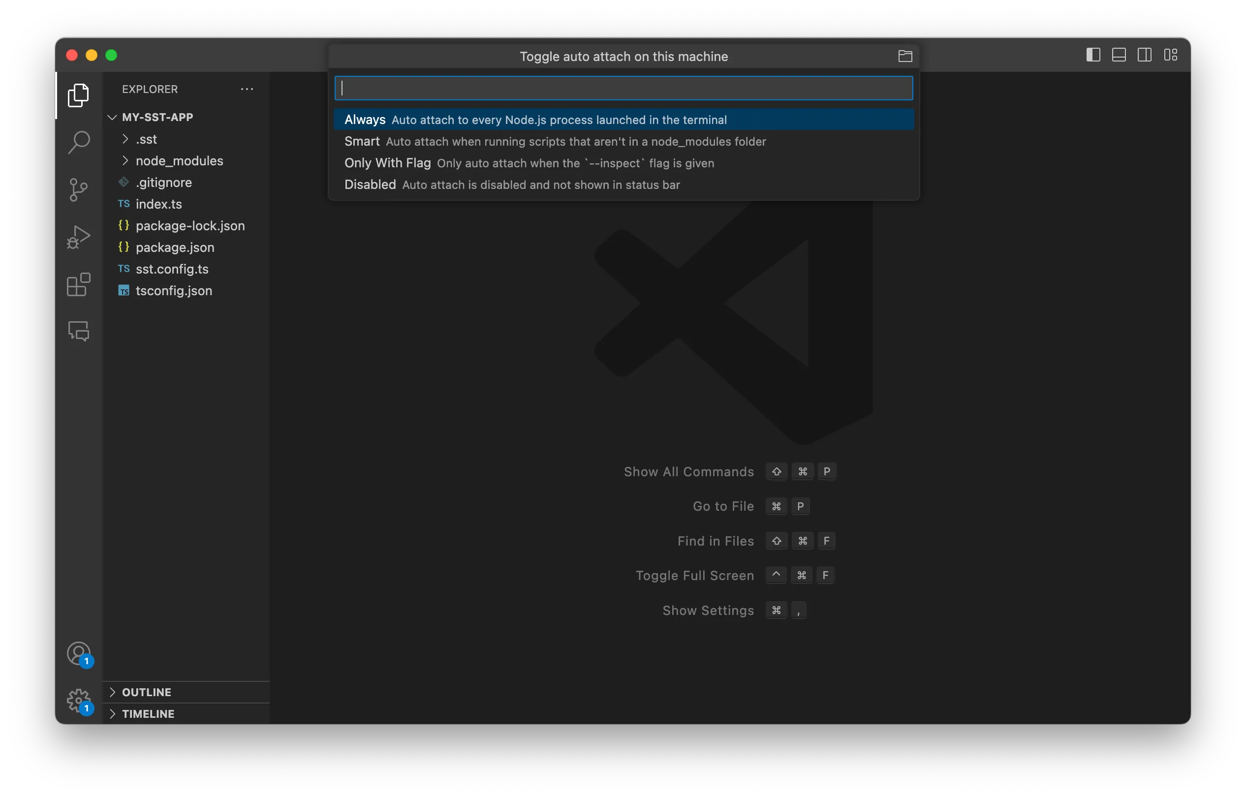 VS Code 자동 연결 활성화